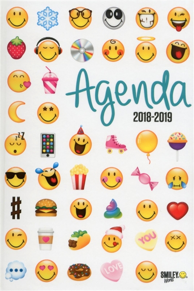 Smiley emoticônes : agenda 2018-2019