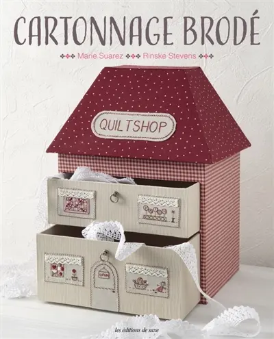 Cartonnage brodé