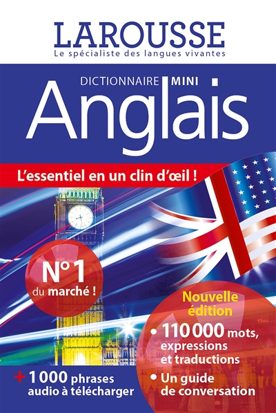 Mini-dictionnaire français-anglais, anglais-français. Mini dictionary French-English, English-French