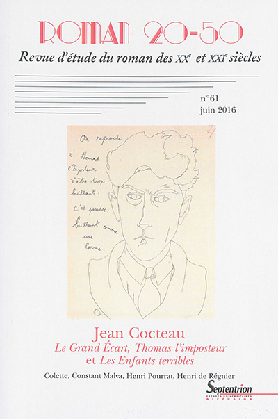 Roman 20-50, n° 61. Jean Cocteau : Le grand écart, Thomas l'imposteur et Les enfants terribles