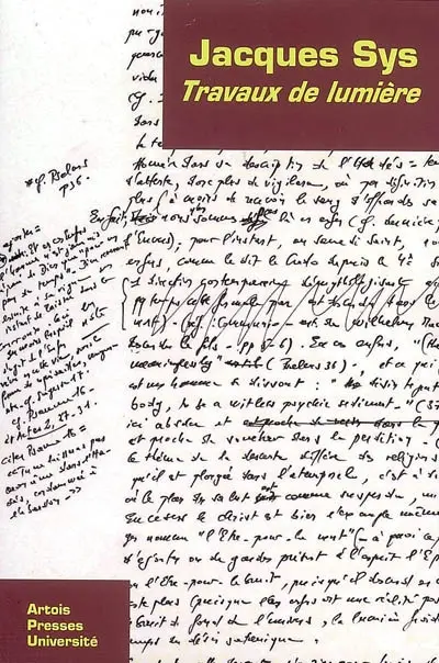 Jacques Sys : travaux de lumière