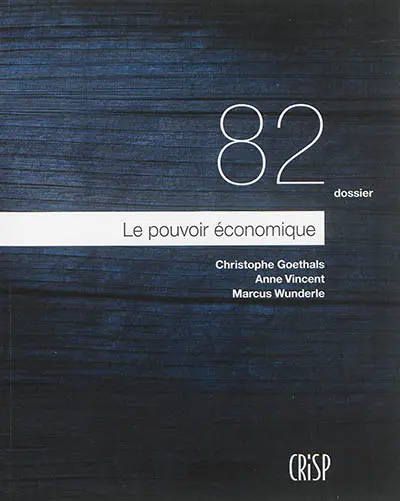 Le pouvoir économique