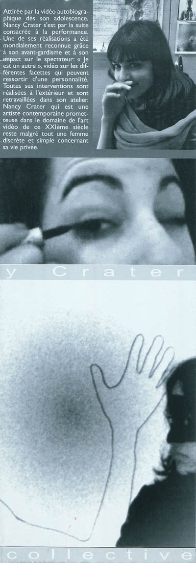 À propos de Nancy Crater : une autobiographie collective