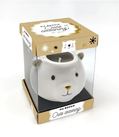Ma bougie ours cocooning et sage