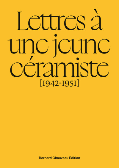 Lettres à une jeune...
