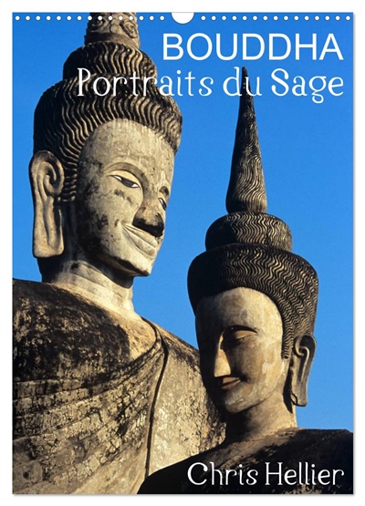 Bouddha Portraits du Sage (Calendrier mural 2025 DIN A3 horizontal), CALVENDO calendrier mensuel : Douze portraits de Bouddha pris dans des jardins et temples d'Asie.