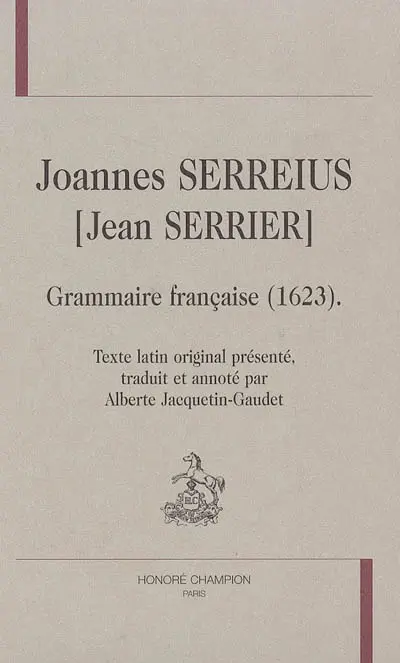 Grammaire française (1623)