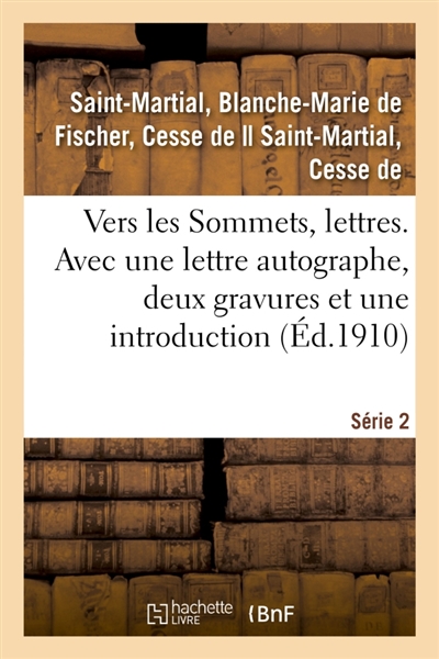 Vers les Sommets, lettres....