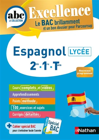 Espagnol 2de, 1re, terminale