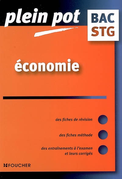 Economie bac STG