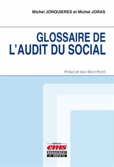 Glossaire de l'audit du social