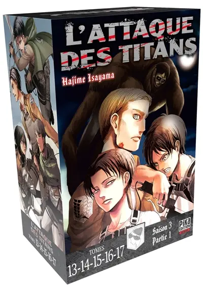 L'attaque des titans : saison 3, partie 1 : tomes 13-14-15-16-17