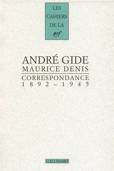 Correspondance 1892-1945