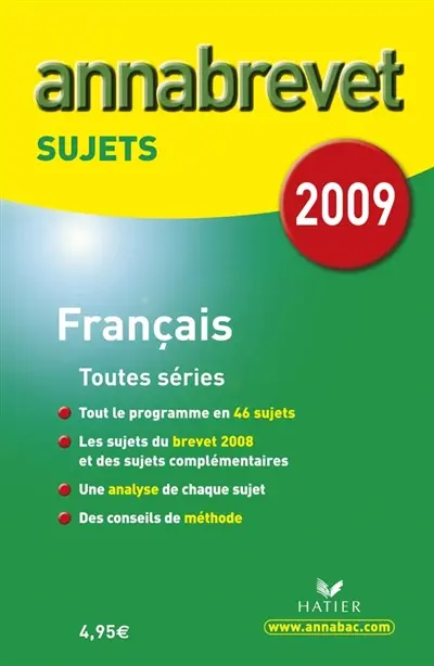 Français : séries générale, technologique et professionnelle