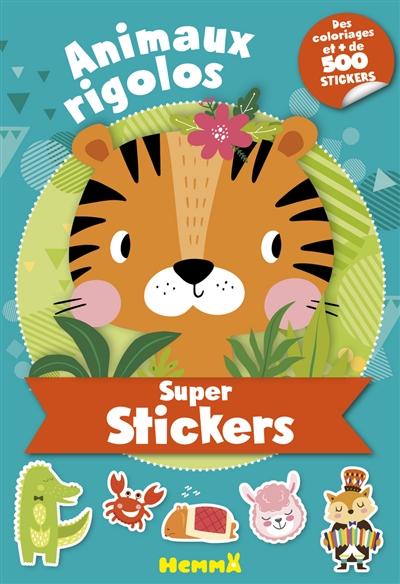 animaux rigolos : super stickers