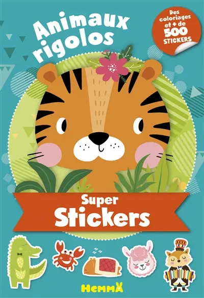 Animaux rigolos : super stickers