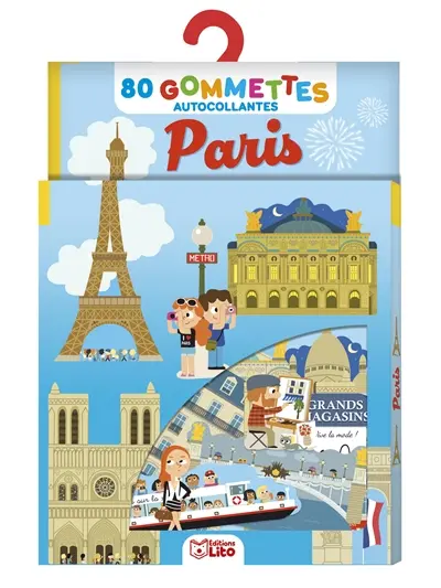 Paris : 80 gommettes autocollantes