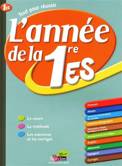 L'année de la 1re ES