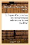 De la gratuité de certaines...