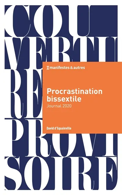 Procrastination bissextile : journal 2020