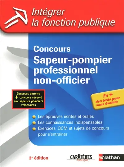 Concours sapeur-pompier professionnel non-officier : catégorie C