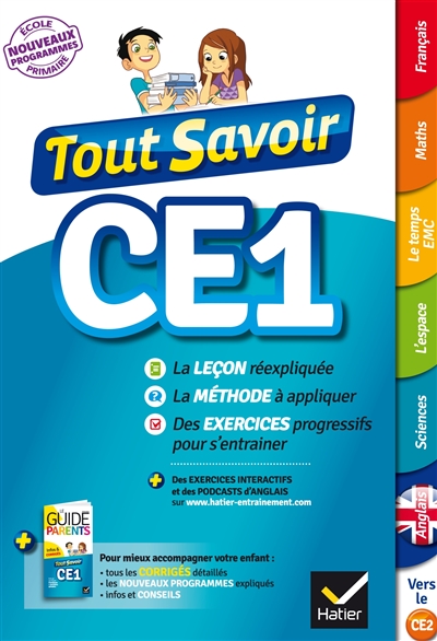 Tout savoir CE1 : nouveau...
