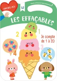 Je compte de 1 à 20 : les effaçables : 4-6 ans