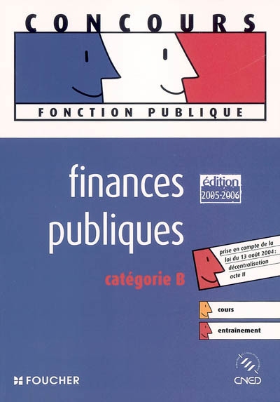 Finances publiques, catégorie B