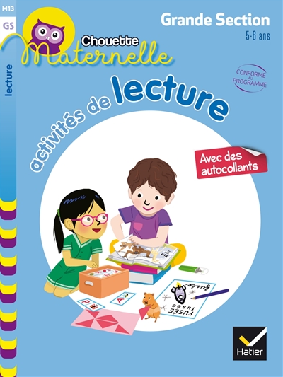 Chouette Maternelle, activités de lecture, Gs, M13