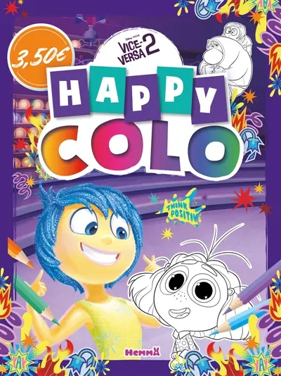 Disney Pixar Vice-versa 2 : Happy colo