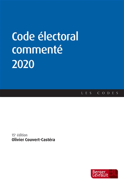 Code électoral commenté 2020
