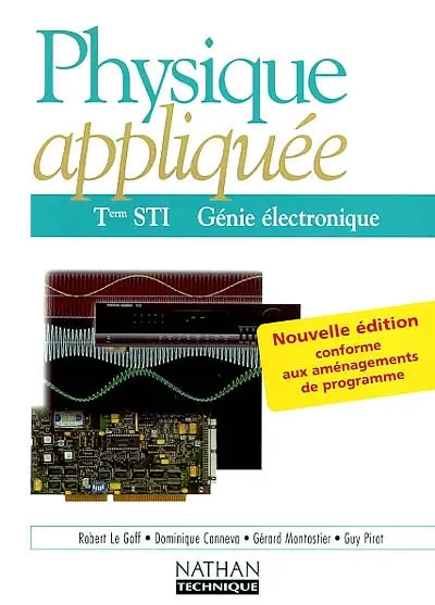 Physique appliquée, terminale STI, génie électronique
