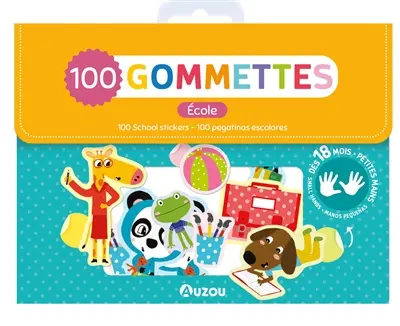 Ma pochette de 100 gommettes : Ecole
