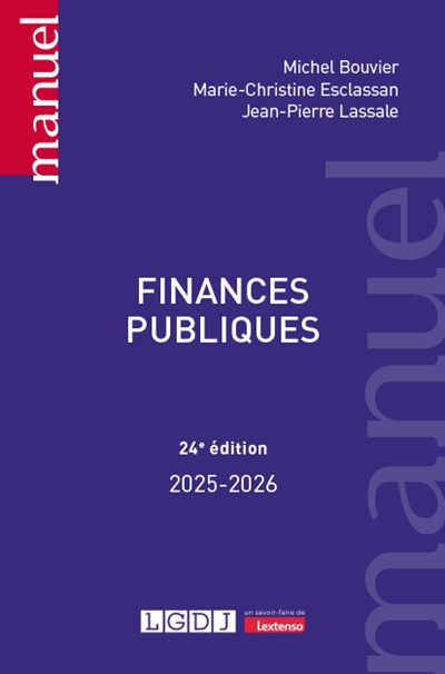 Finances publiques : 2025-2026