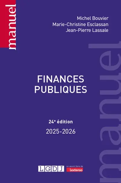 Finances publiques : 2025-2026