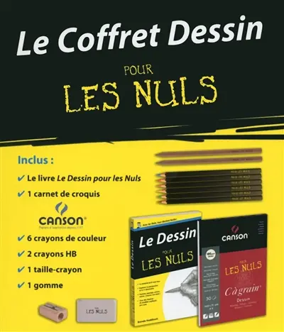 Le coffret dessin pour les nuls