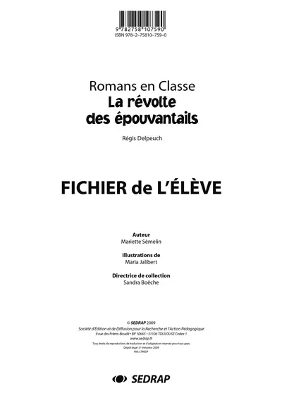 La révolte des épouvantails : fichier de l'élève