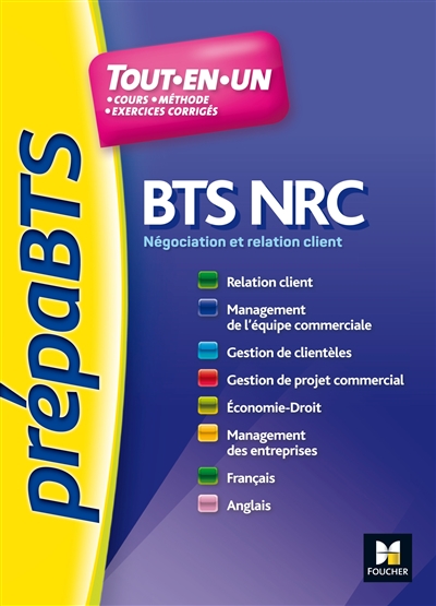 BTS NRC, négociation et relation client : tout-en-un