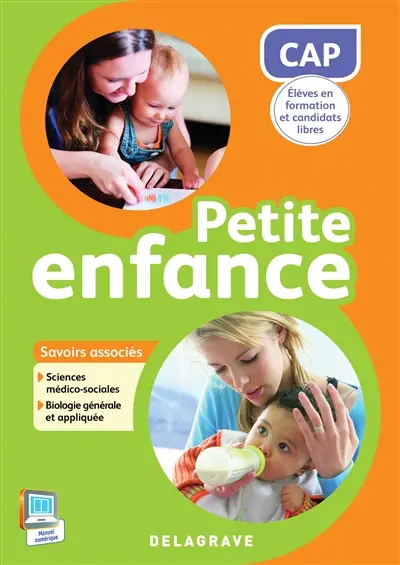 CAP petite enfance : élèves en formation et candidats libres : savoirs associés : sciences médico-sociales, biologie générale et appliquée