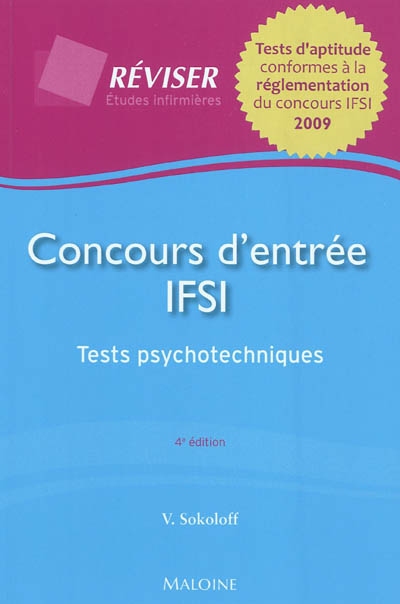 Concours d'entrée IFSI : tests psychotechniques