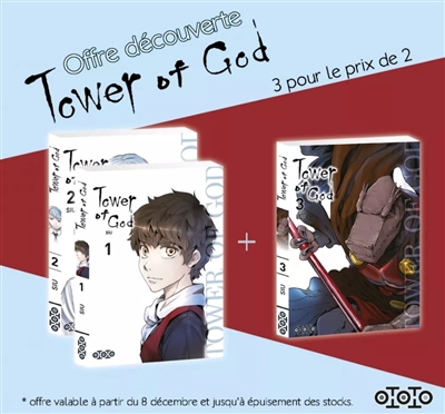 Tower of God : offre découverte : 3 pour le prix de 2