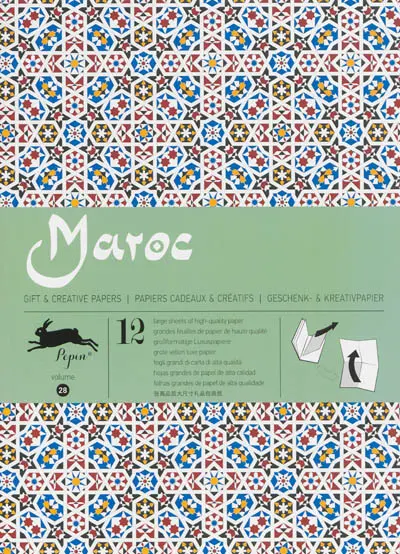 Gift & creative papers. Vol. 28. Morocco. Papiers cadeaux & créatifs. Vol. 28. Morocco. Geschenk- & Kreativpapier. Vol. 28. Morocco