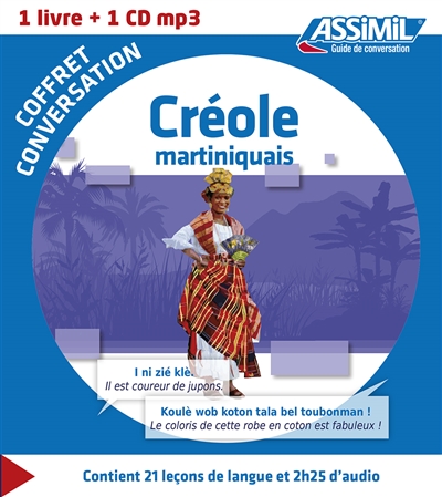 Coffret conversation créole martiniquais : 1 livre + 1 CD MP3