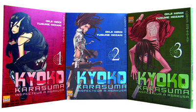 Kyôko Karasuma, inspecteur à Asakusa : pack découverte tomes 1, 2 et 3