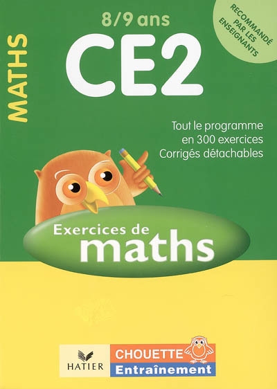 Exercices de maths CE2, 8-9 ans