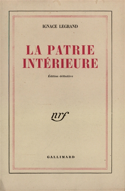 La patrie intérieure