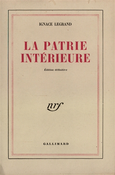 La patrie intérieure