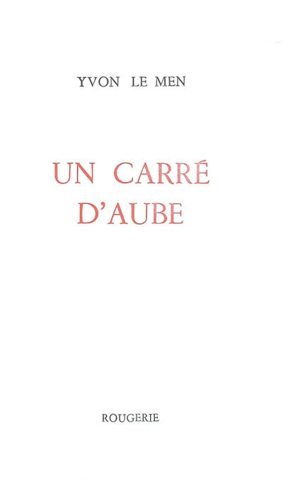 Un carré d'aube