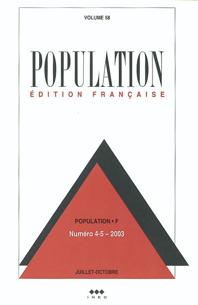 Population, n° 4-5 (2003)