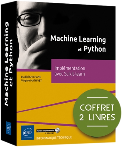 Machine learning et Python : implémentation avec Scikit-learn : coffret 2 livres
